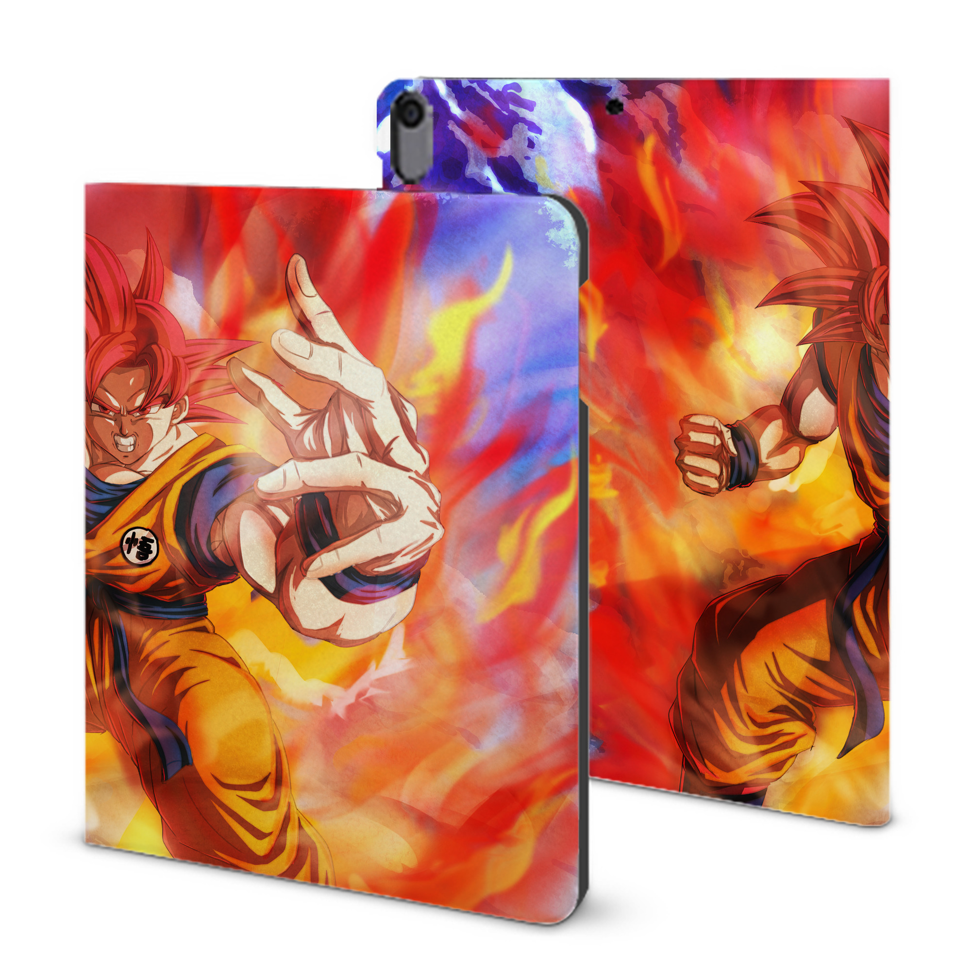 （画像用） ドラゴンボール DRAGON BALL IPad ケース ブック型 PUレザー TPU 耐衝撃 軽量 薄型 ペン収納なし 全面保護 IPad 各モデル対応
